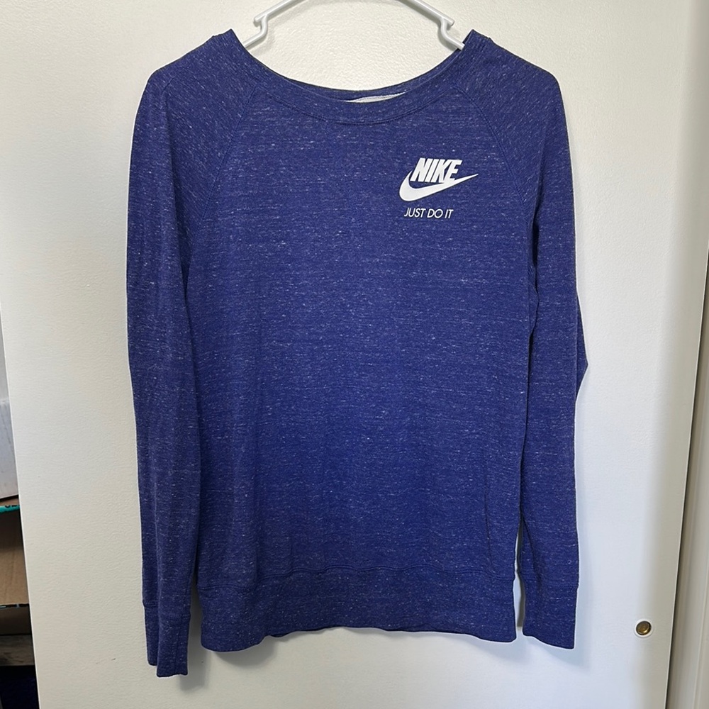 Nike Blue Long Sleeve Tee